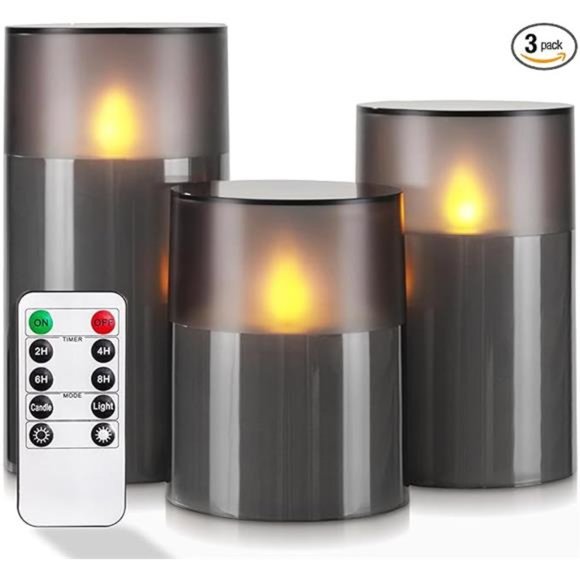 Accents Upgraded Flickering Flameless Candles With Realistic Dancing